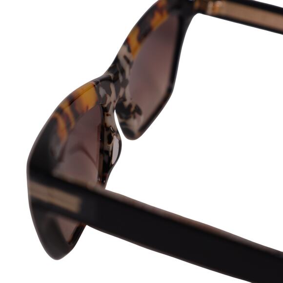 Marc Jacobs Rectangle Cat Eye Sunglasses - Havana / Brown Gradient - NWT - Picture 9 of 11